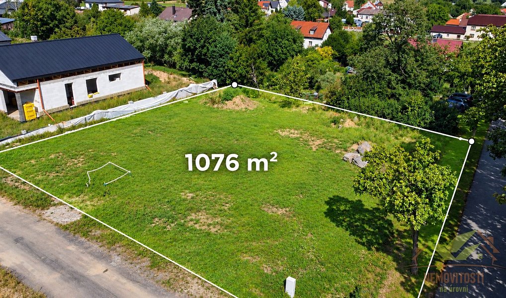 Prodej stavebního pozemku 1 076 m², Střížovice – náhled fotky 3