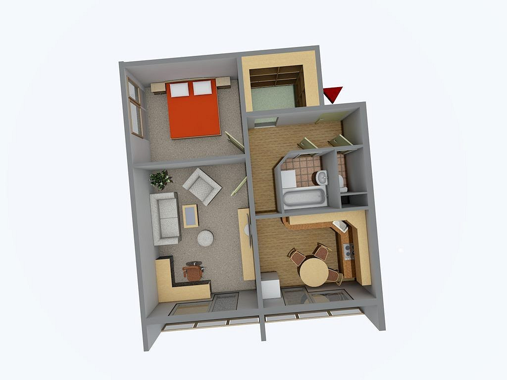 Prodej bytu 2+1 56 m² – fotografie 4