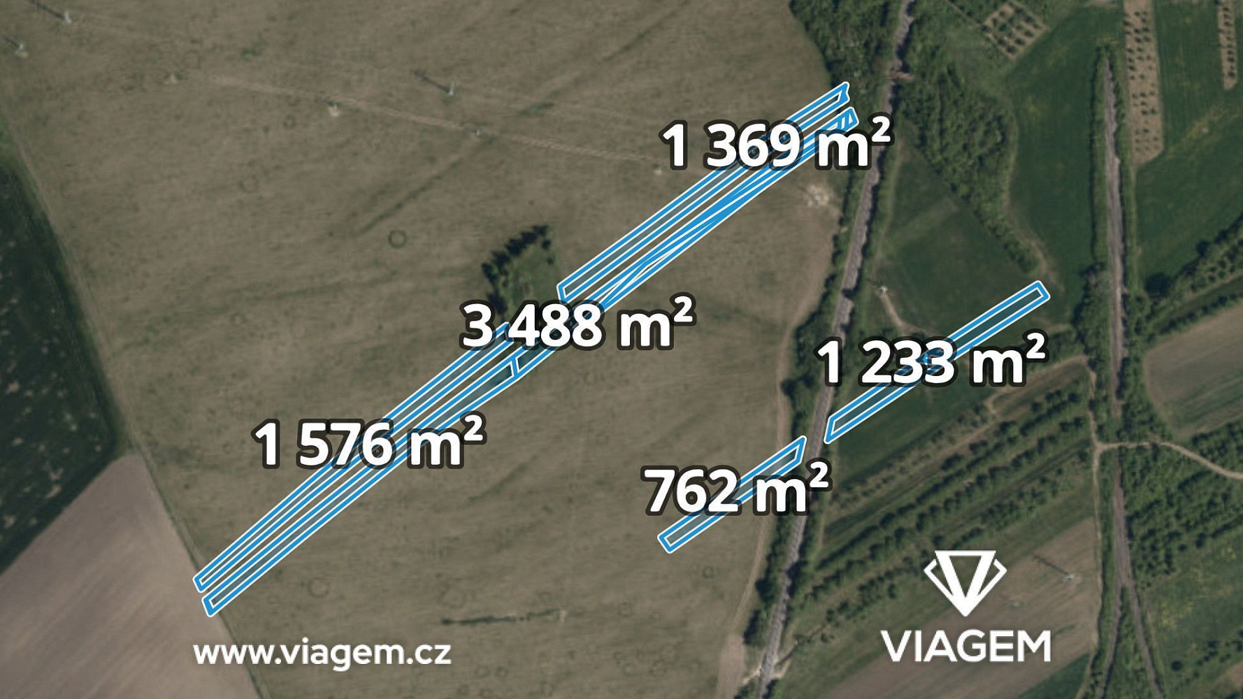 Prodej pole 2 844 m²