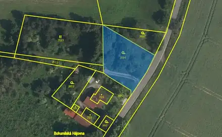 Dražba pozemku 21 589 m², Jevany, okres Praha-východ
