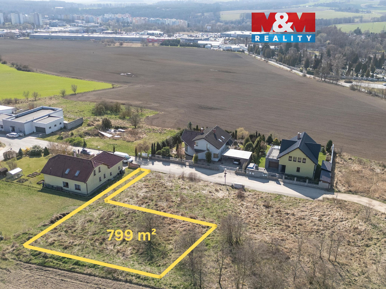 Prodej stavebního pozemku 799 m²