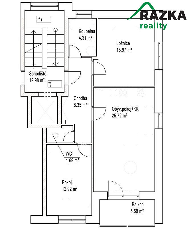 Prodej bytu 3+kk 69 m² – fotografie 4