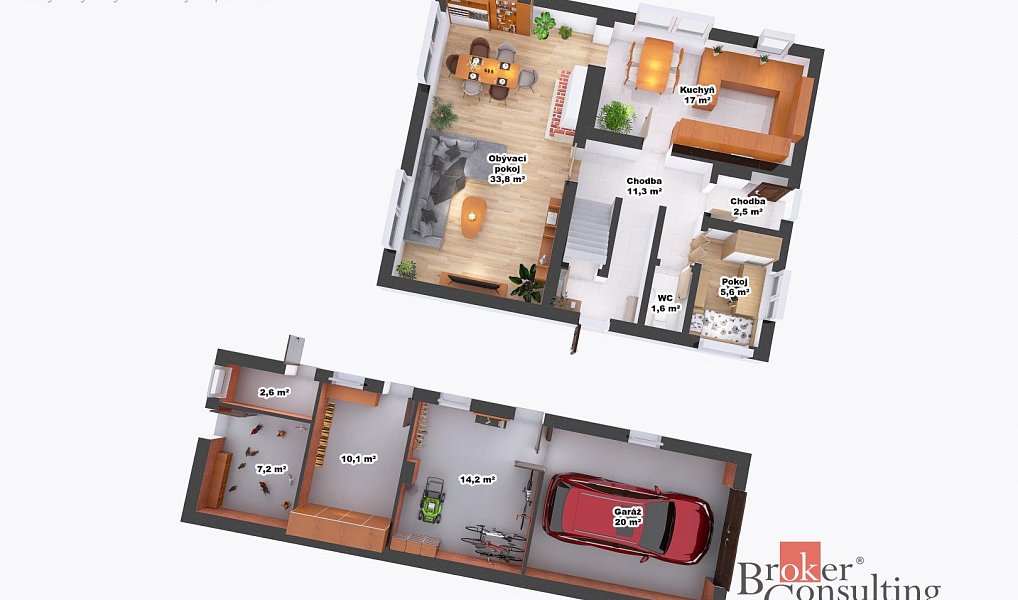 Prodej domu 141 m² s pozemkem 837 m², Zahrádky – náhled fotky 16