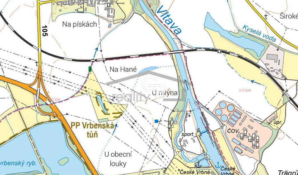 Prodej pole 3 716 m², České Budějovice – náhled fotky 3