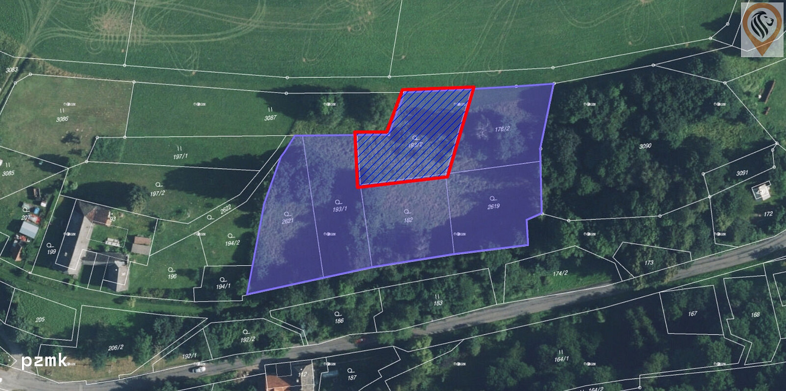 Prodej stavebního pozemku 1 022 m² – fotografie 2