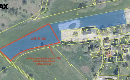 Prodej louky 2 919 m², Kraslice, okres Sokolov