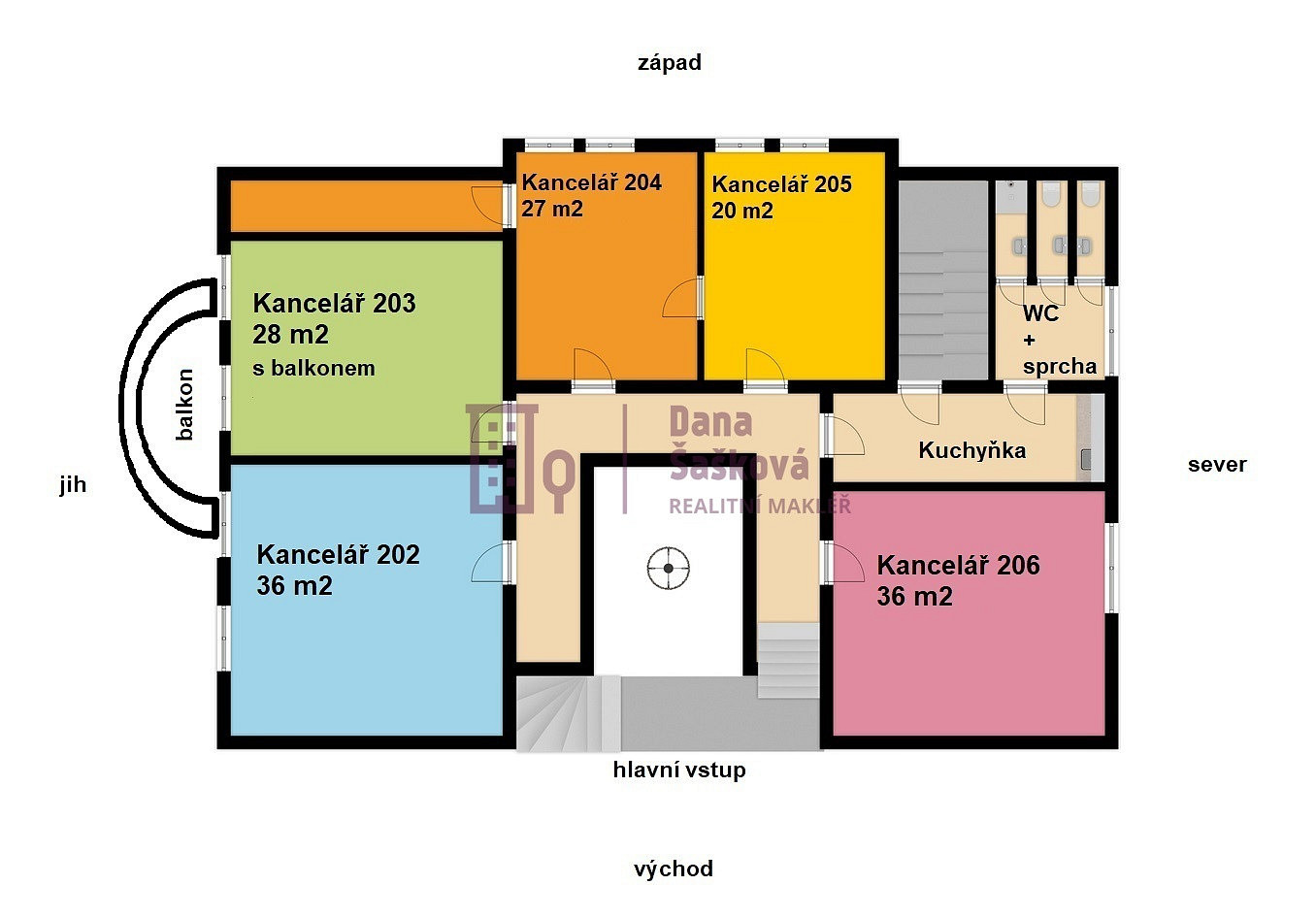 Pronájem kanceláře 36 m² – fotografie 4