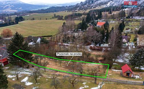 Prodej zahrady 1 537 m², Žandov - Radeč, okres Česká Lípa