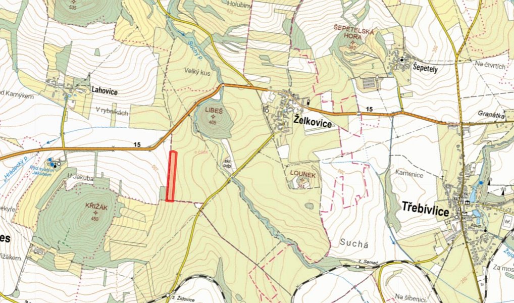 Prodej pole 20 864 m², Želkovice – náhled fotky 2