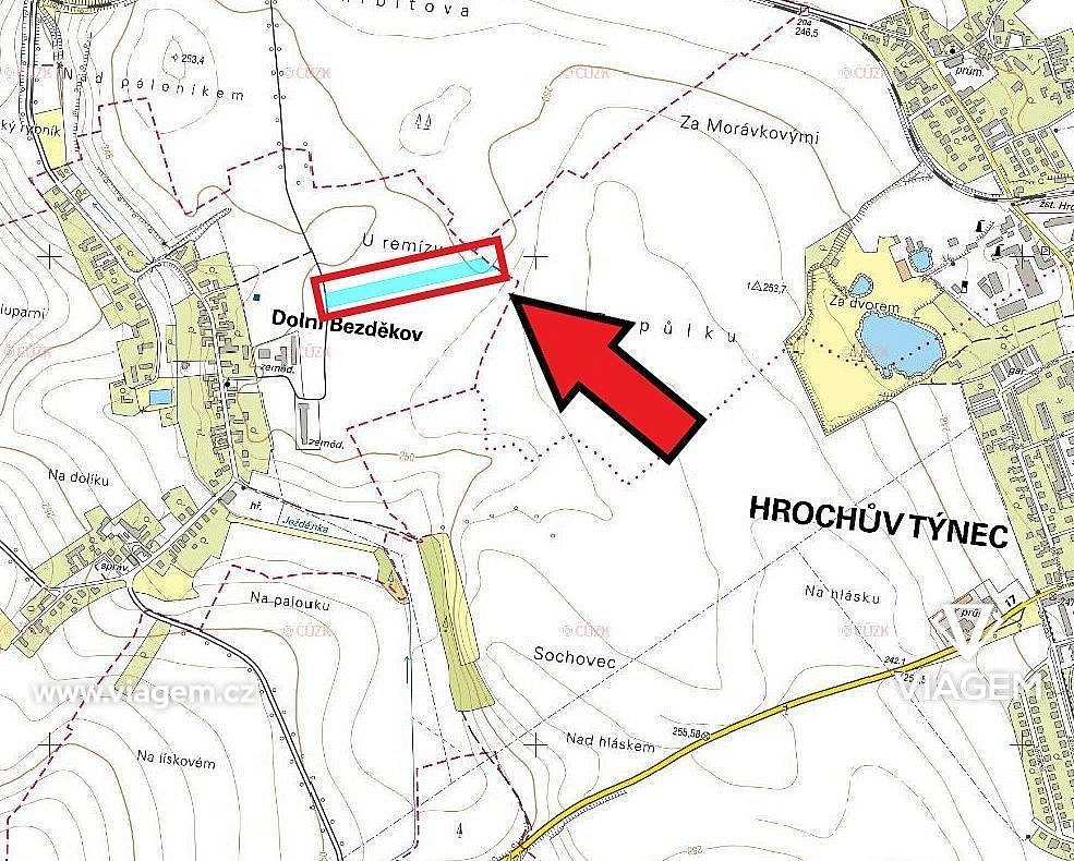 Prodej pole 1 673 m² – fotografie 3