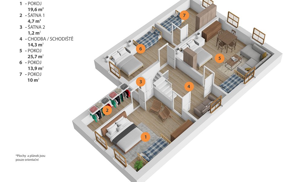 Prodej chaty/chalupy 137 m² s pozemkem 1 310 m², Jiříkov – náhled fotky 10