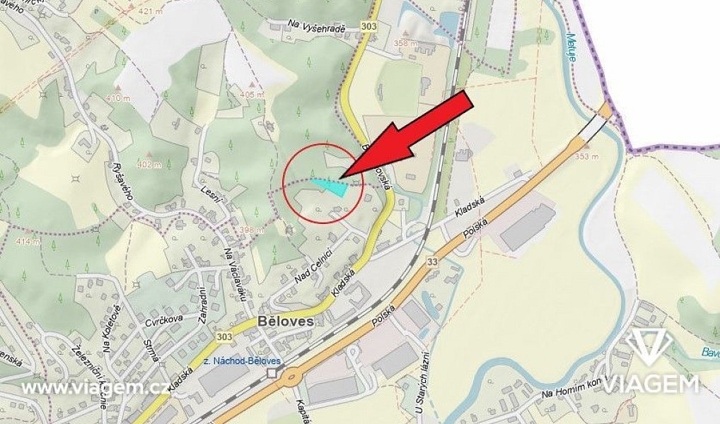 Prodej lesa 776 m², Náchod – náhled fotky 4