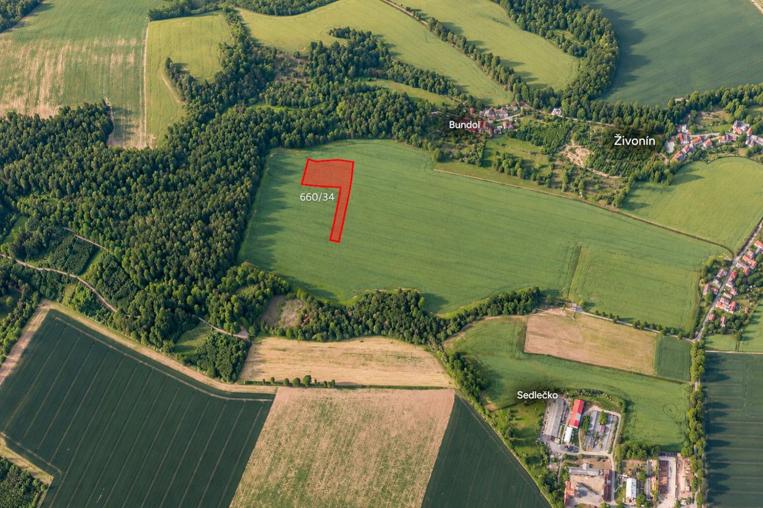 Prodej pole 5 410 m²