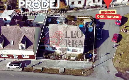 Prodej domu 130 m² s pozemkem 361 m², Jeníkov, okres Teplice