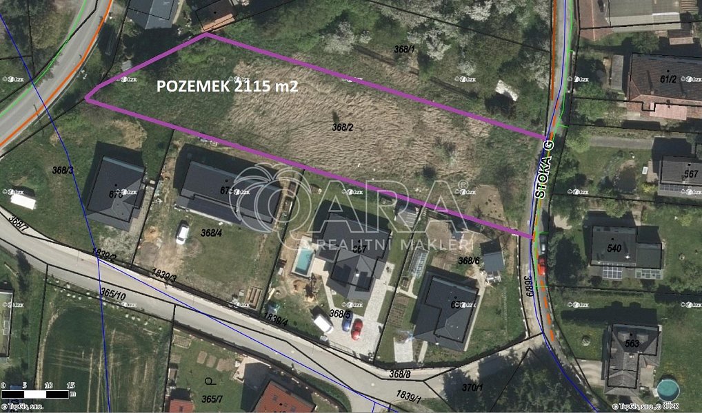 Prodej stavebního pozemku 2 115 m², Bratronice – náhled fotky 4