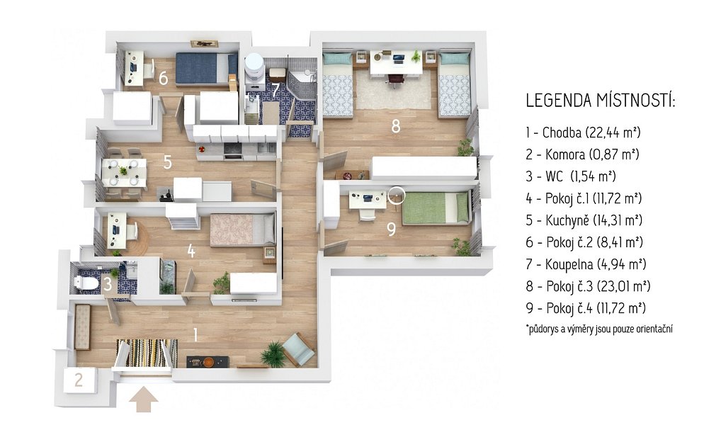 Prodej bytu 4+1 100 m², Praha – náhled fotky 13
