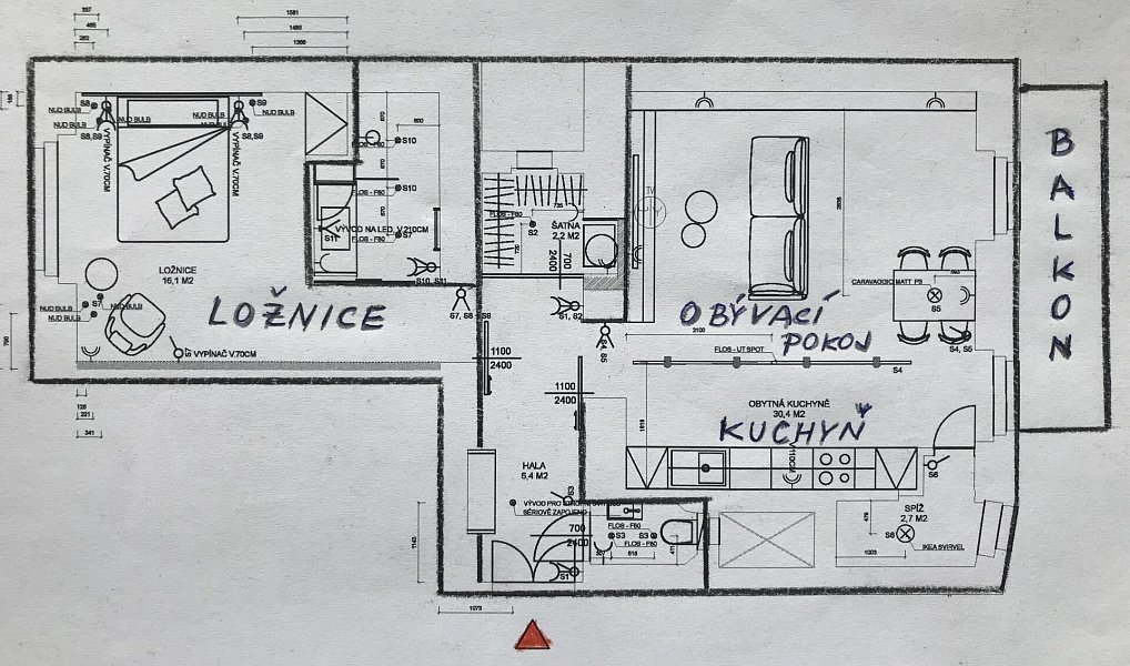 Pronájem bytu 2+kk 74 m², Praha – náhled fotky 2