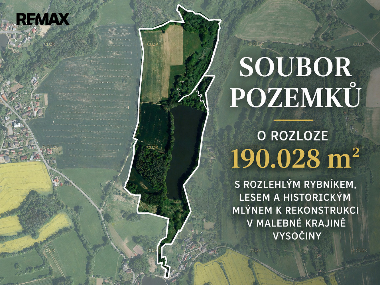 Prodej stavebního pozemku 190 028 m²