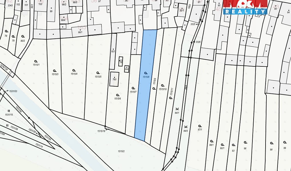 Prodej stavebního pozemku 993 m², Spálené Poříčí – náhled fotky 2