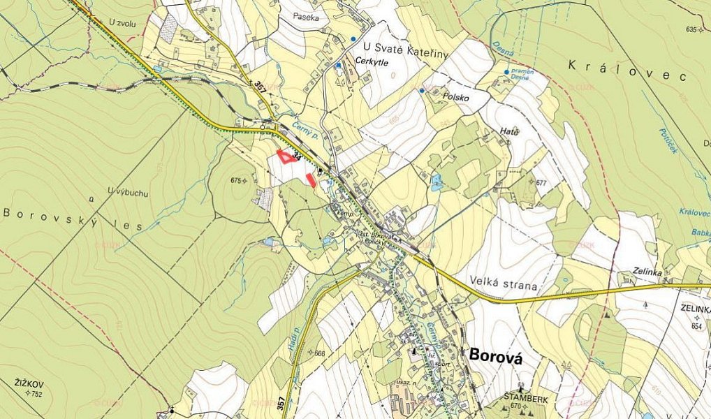 Prodej komerčního pozemku 4 941 m², Borová – náhled fotky 4