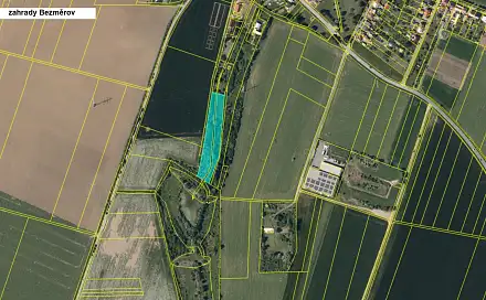 Prodej zahrady 5 529 m², Bezměrov, okres Kroměříž