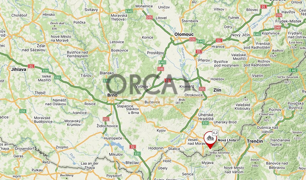 Prodej pole 224 m², Nová Lhota – náhled fotky 4