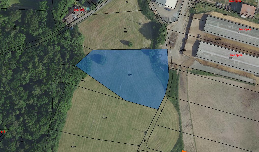 Prodej pozemku 2 757 m², Petříkov – náhled fotky 3
