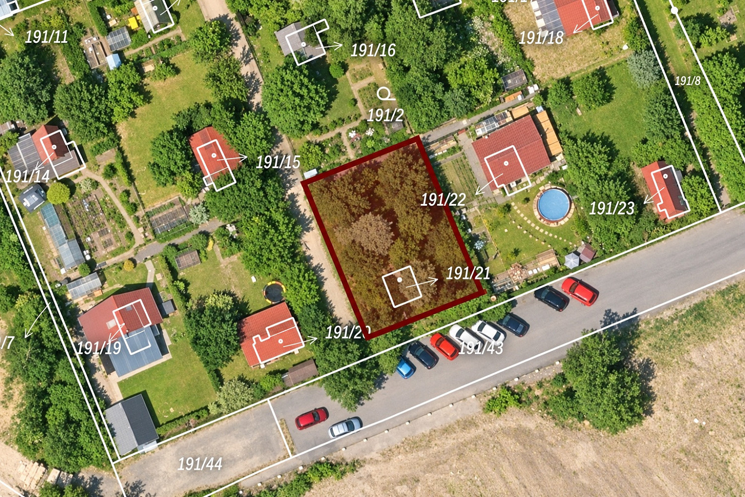 Prodej zahrady 358 m² – fotografie 2