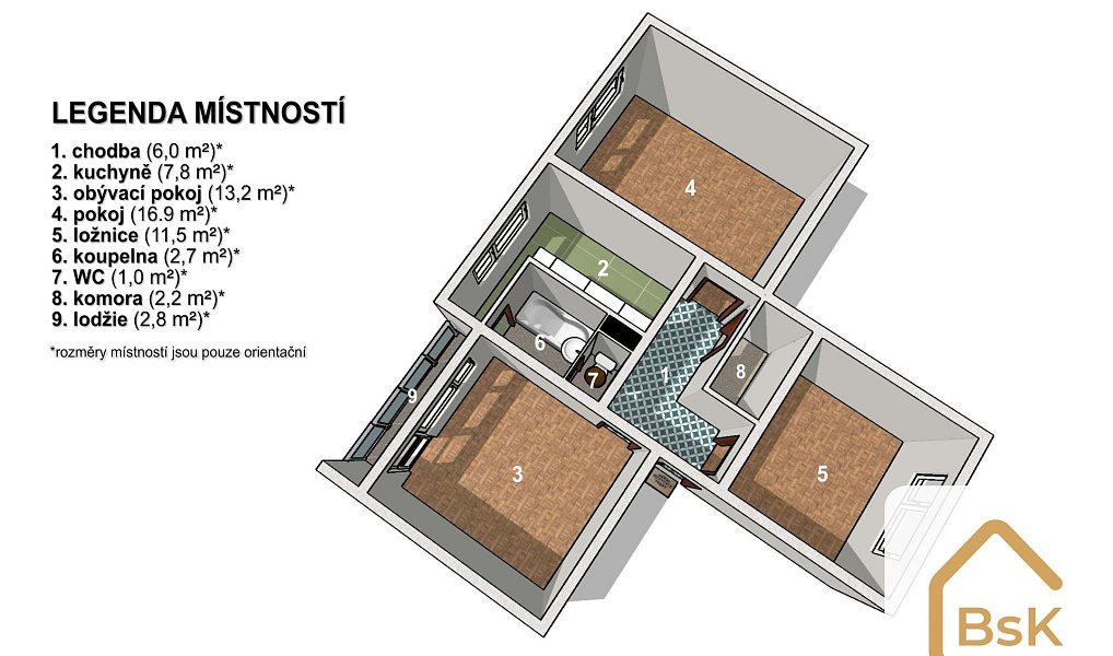 Prodej bytu 3+1 62 m², Liberec – náhled fotky 5