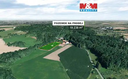 Prodej pole 19 235 m², Frýdek-Místek - Skalice