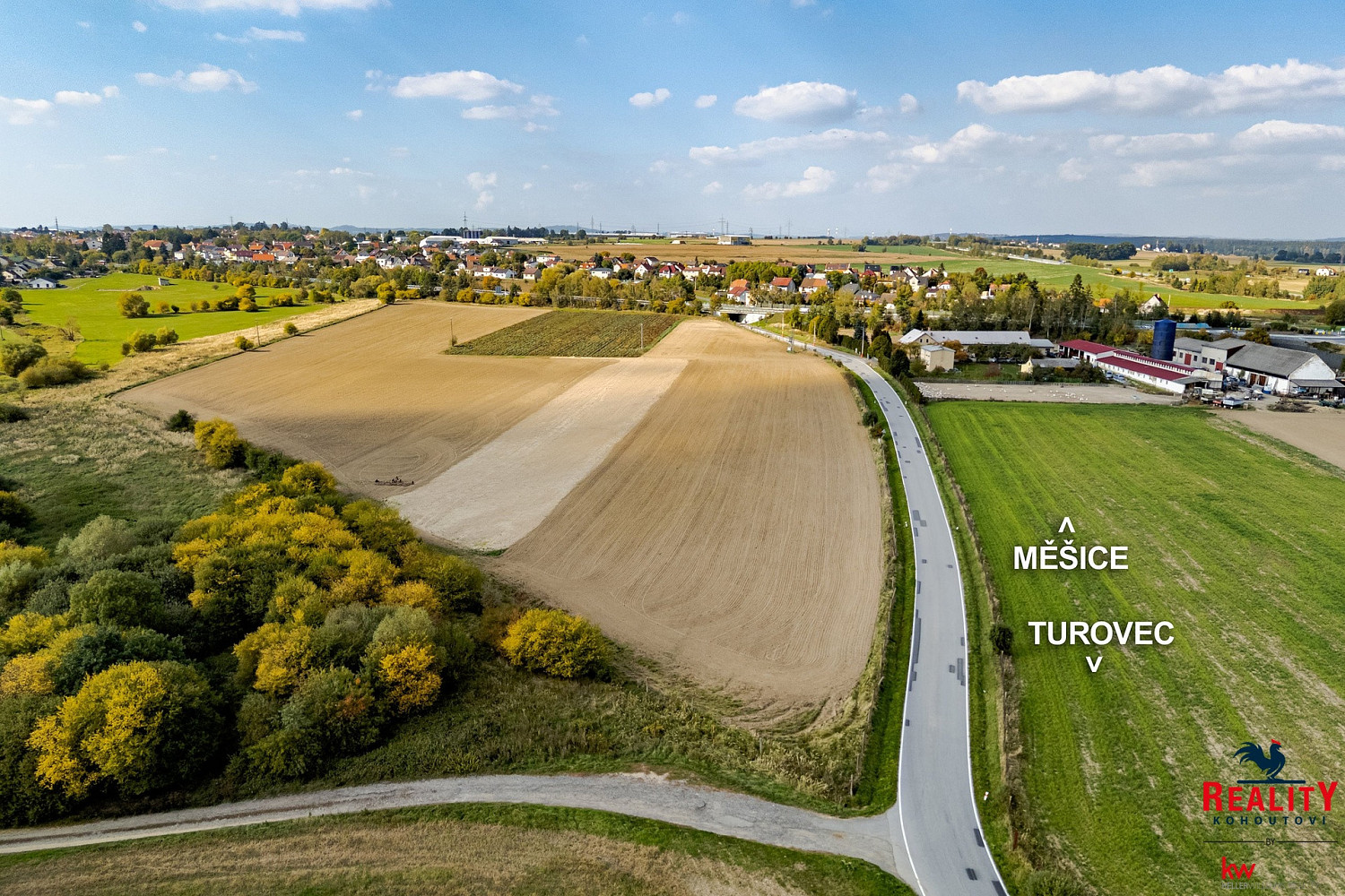 Prodej komerčních pozemků 37 001 m², Tábor - Měšice - View 5
