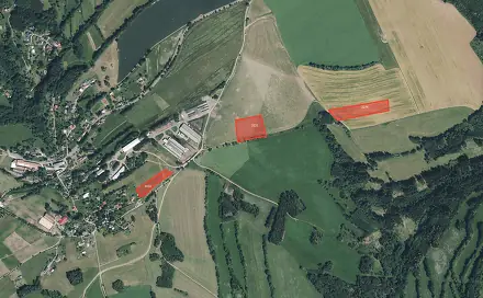 Prodej louky 6 638 m², Příkrý, okres Semily