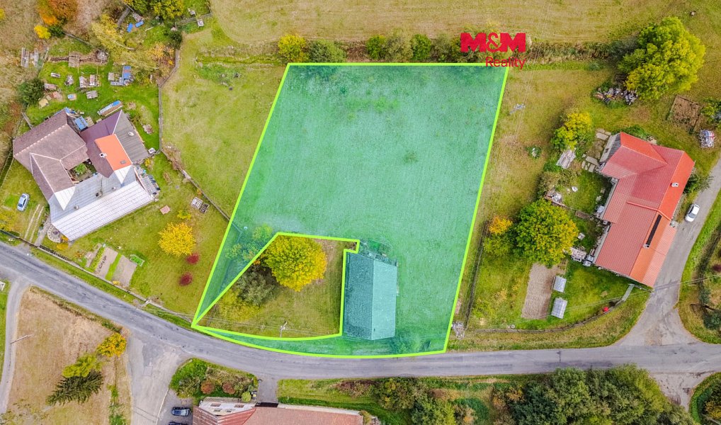 Prodej stavebního pozemku 3 703 m², Potštát – fotka 1 z 6