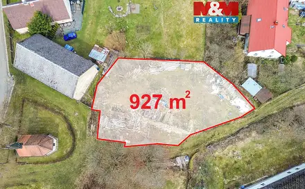 Prodej stavebního pozemku 927 m², Přimda - Újezd pod Přimdou, okres Tachov