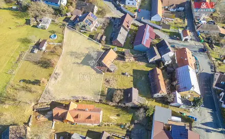 Prodej stavebního pozemku 1 508 m², Klabava, okres Rokycany