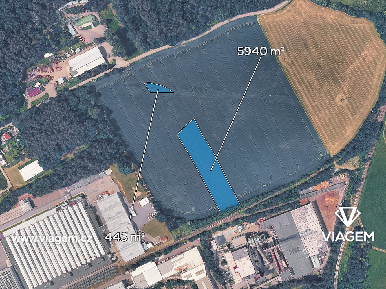 Prodej komerčního pozemku 6 383 m² – fotografie 2