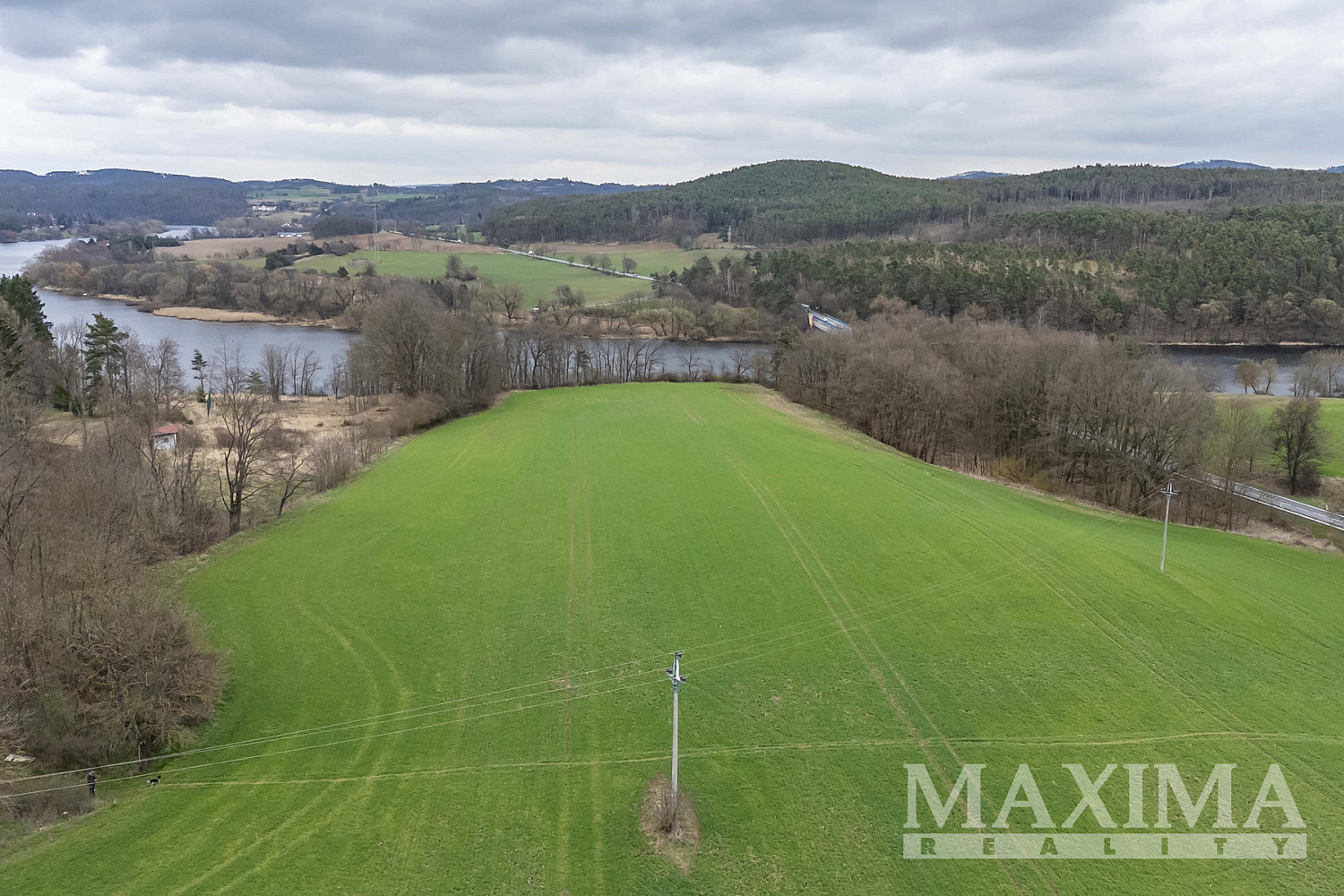 Pozemek o ploše 34543 m² - Hřiměždice, Vestec – pohled 2