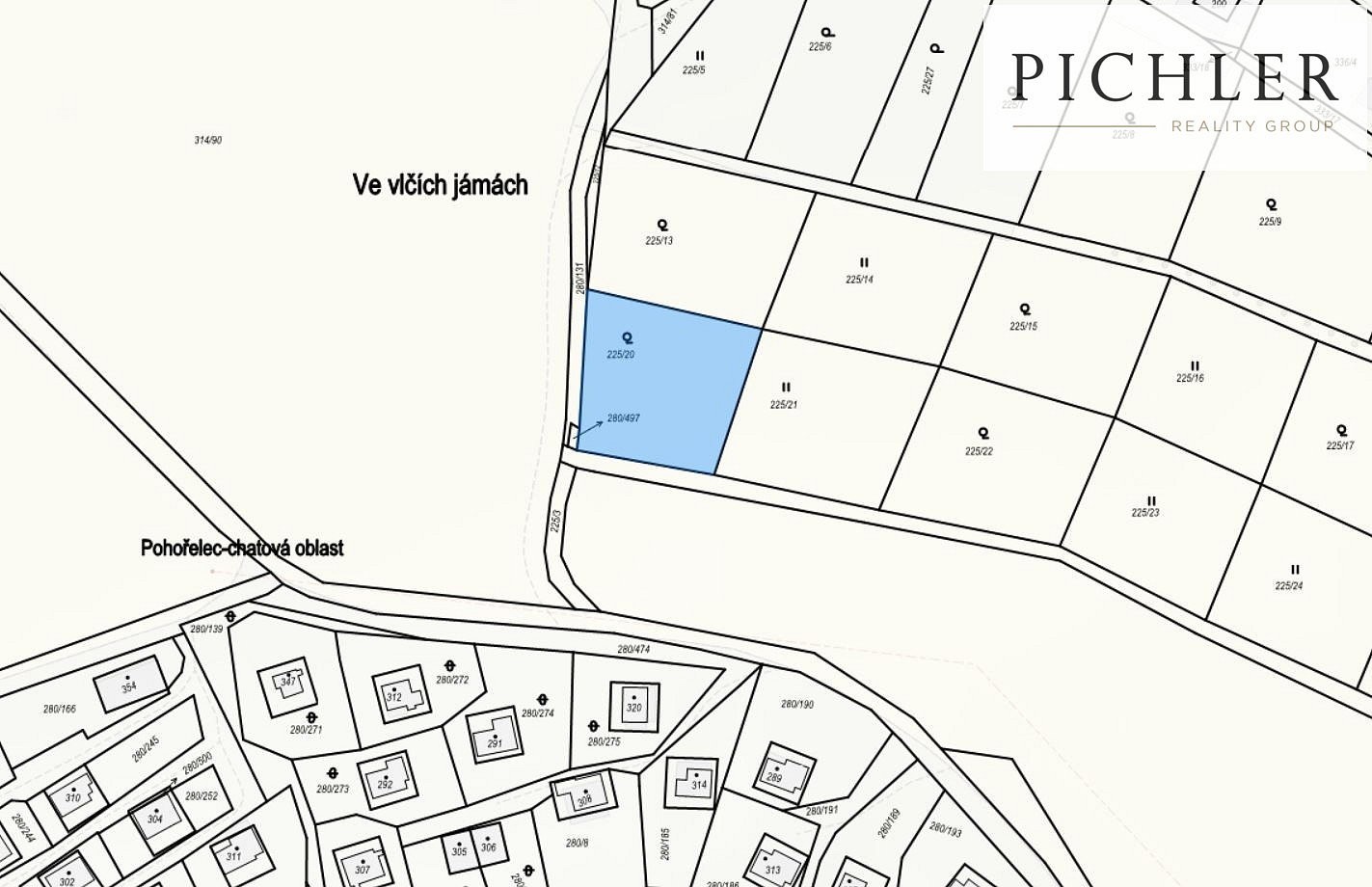 Prodej zahrady 1 043 m² – další