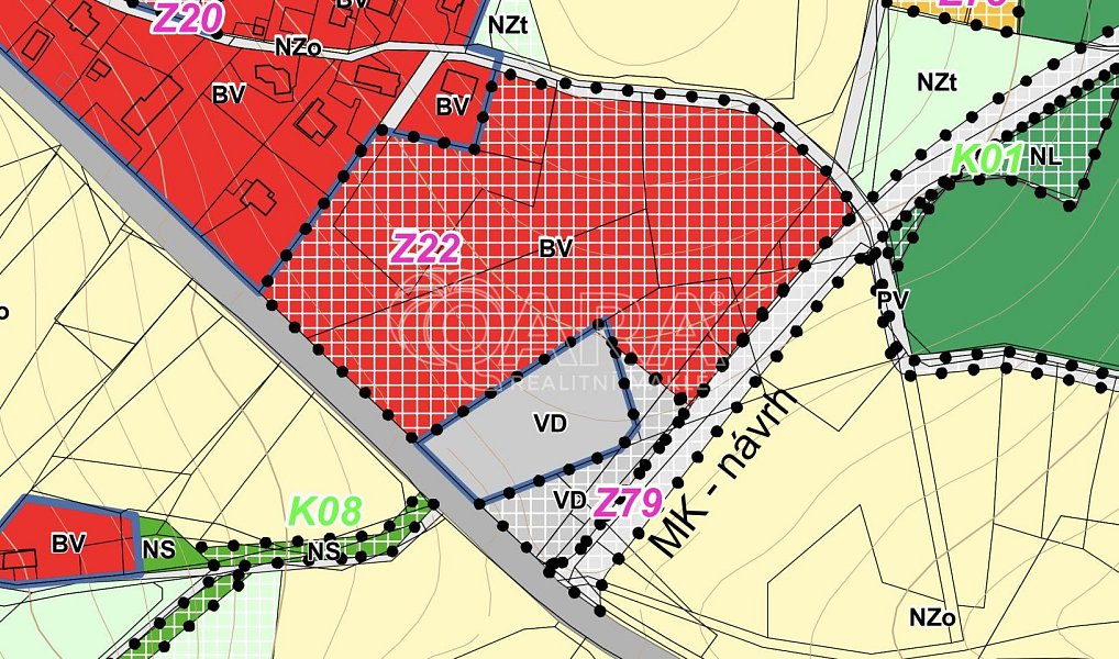 Prodej stavebního pozemku 8 280 m², Chotýšany – náhled fotky 3