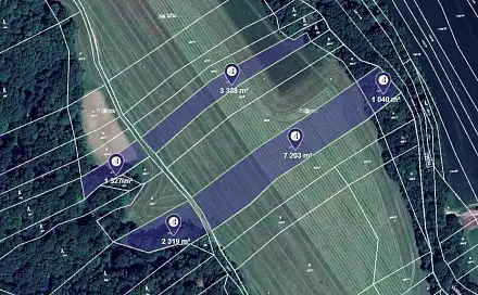 Prodej pole 77 991 m², Hranice, okres Přerov