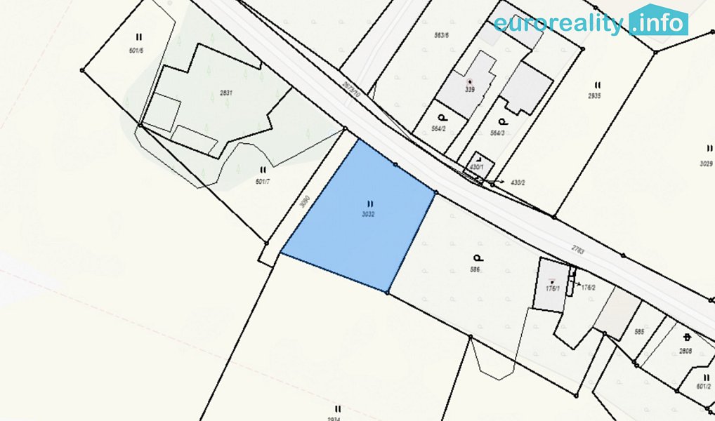 Prodej stavebního pozemku 1 164 m², Tři Sekery – náhled fotky 10