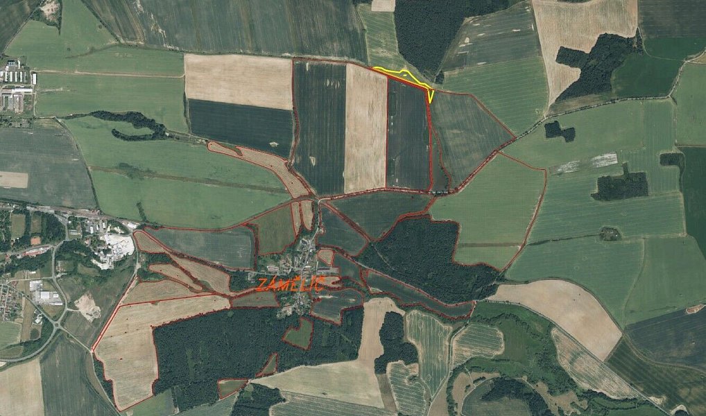 Prodej pole 10 487 m², Poběžovice – náhled fotky 2