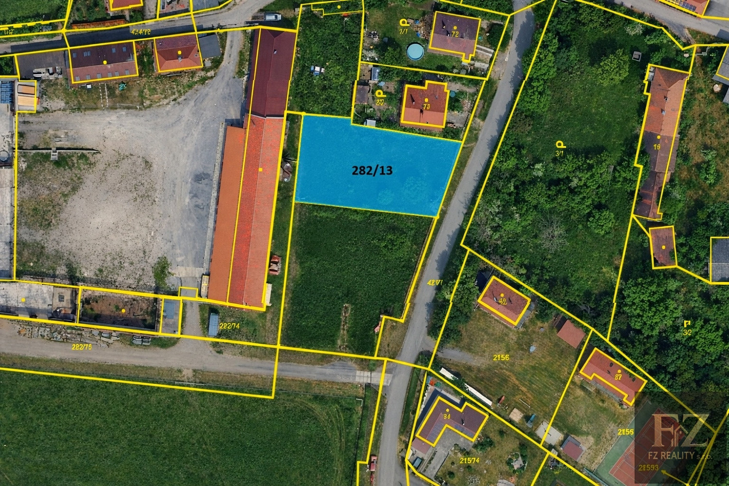 Prodej stavebního pozemku 1 026 m²