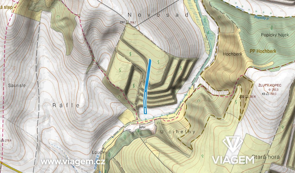 Prodej pole 711 m², Uherčice – náhled fotky 3