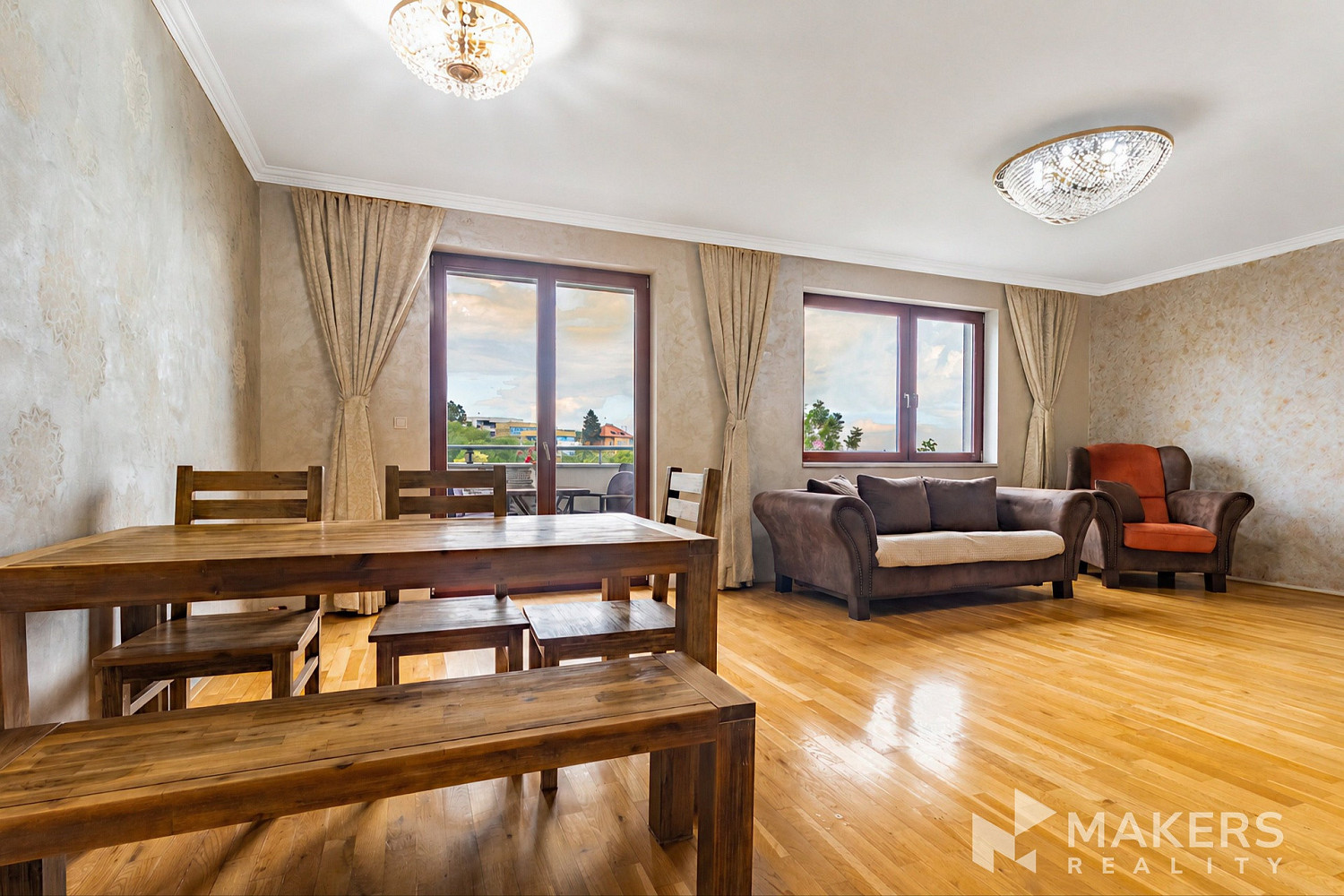 2-bed apartment, 100 m²
