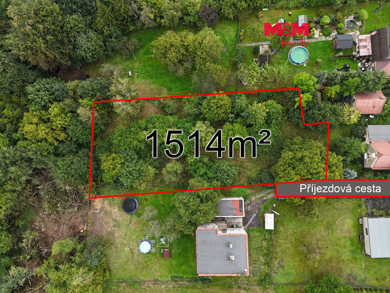 Prodej stavebního pozemku 1 514 m²