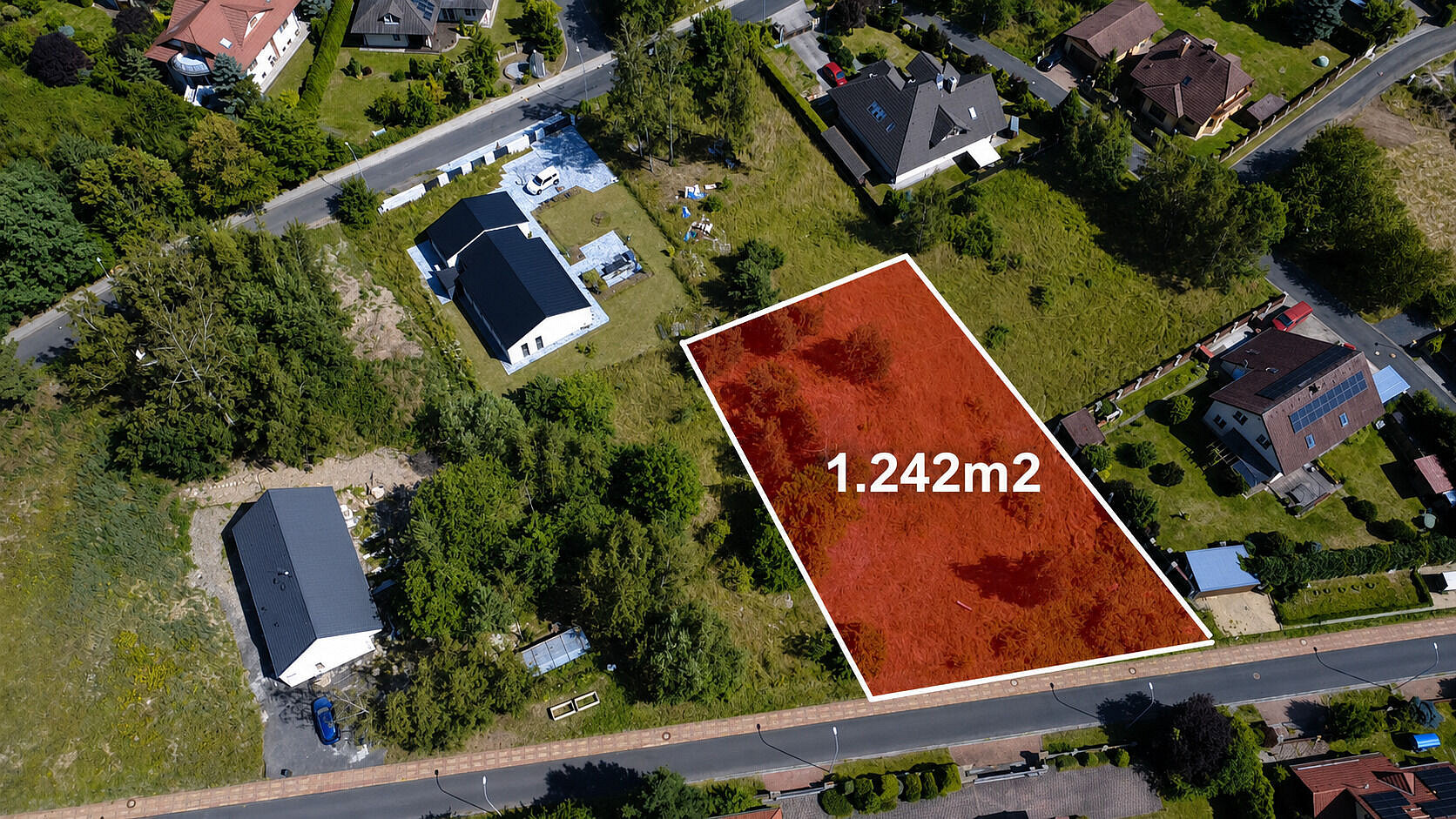 Prodej stavebního pozemku 1 242 m² – fotografie 4