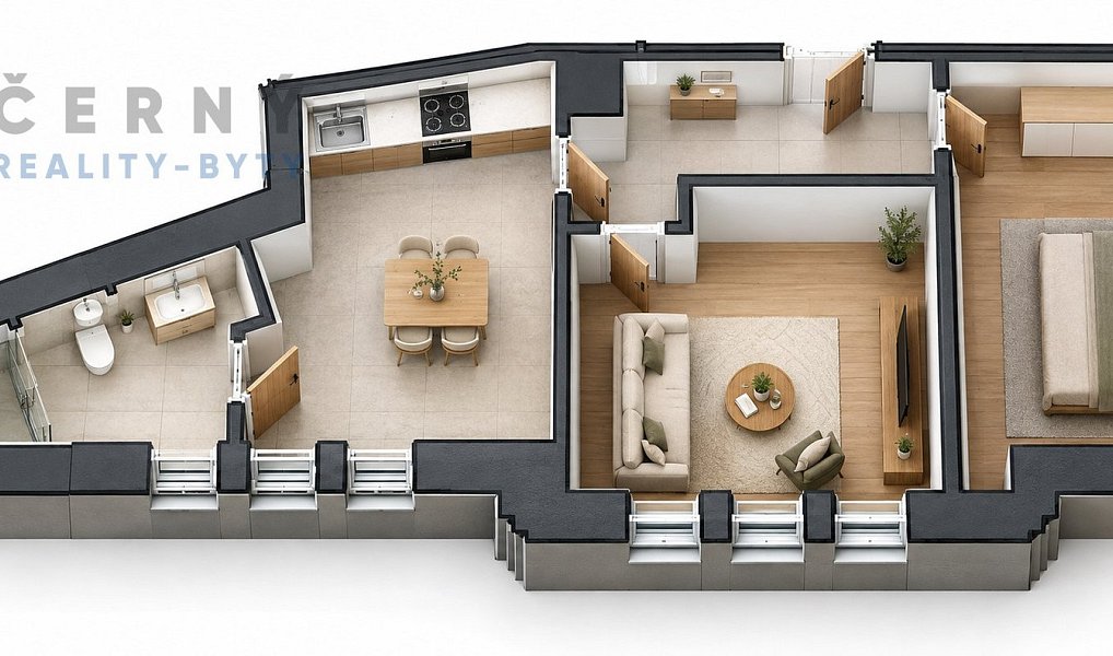 Pronájem bytu 2+1 45 m², Liberec – náhled fotky 17