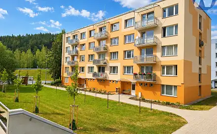 Pronájem bytu 2+kk 43 m², Sklářská, Vimperk - Vimperk II, okres Prachatice