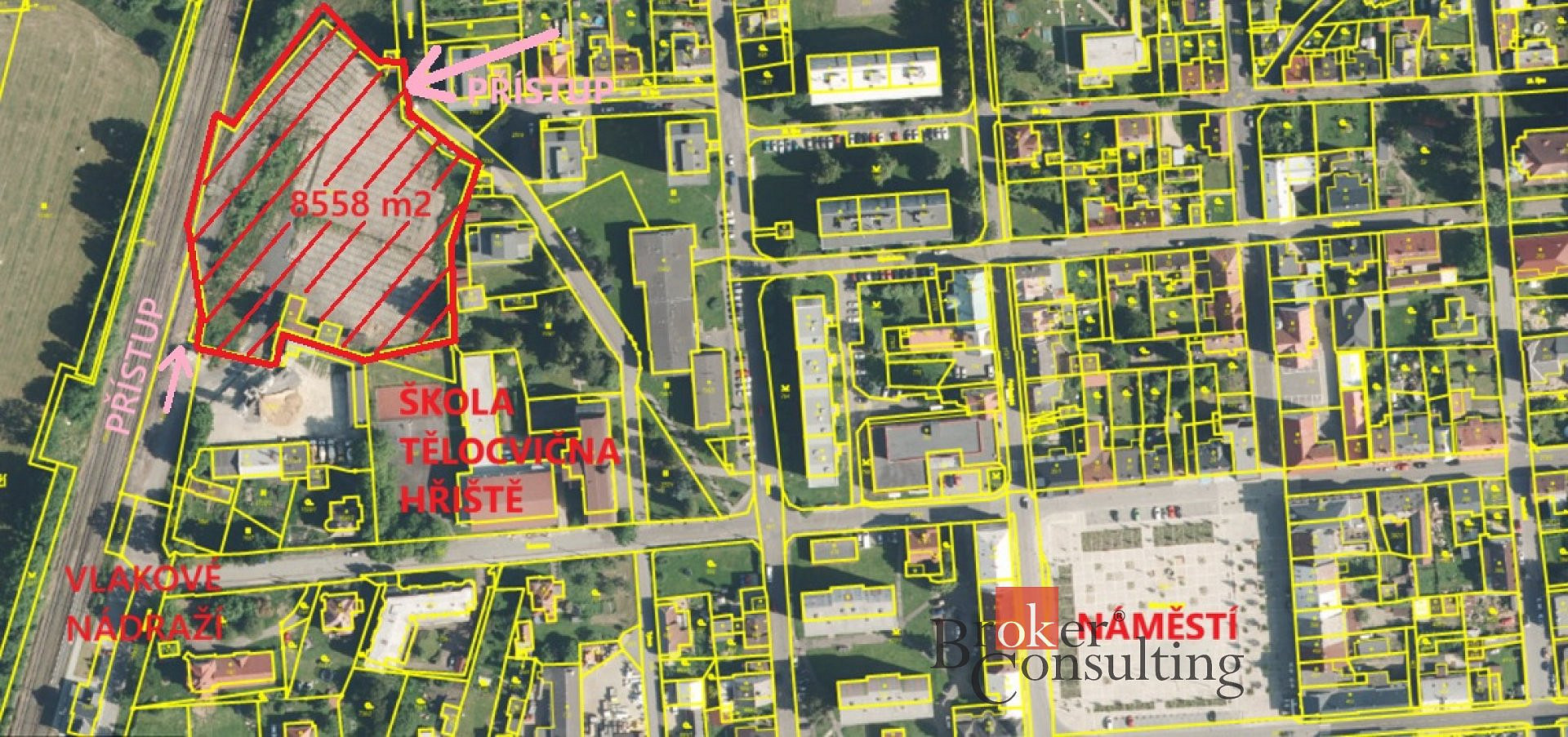 Prodej stavebního pozemku 8 920 m² – fotografie 2